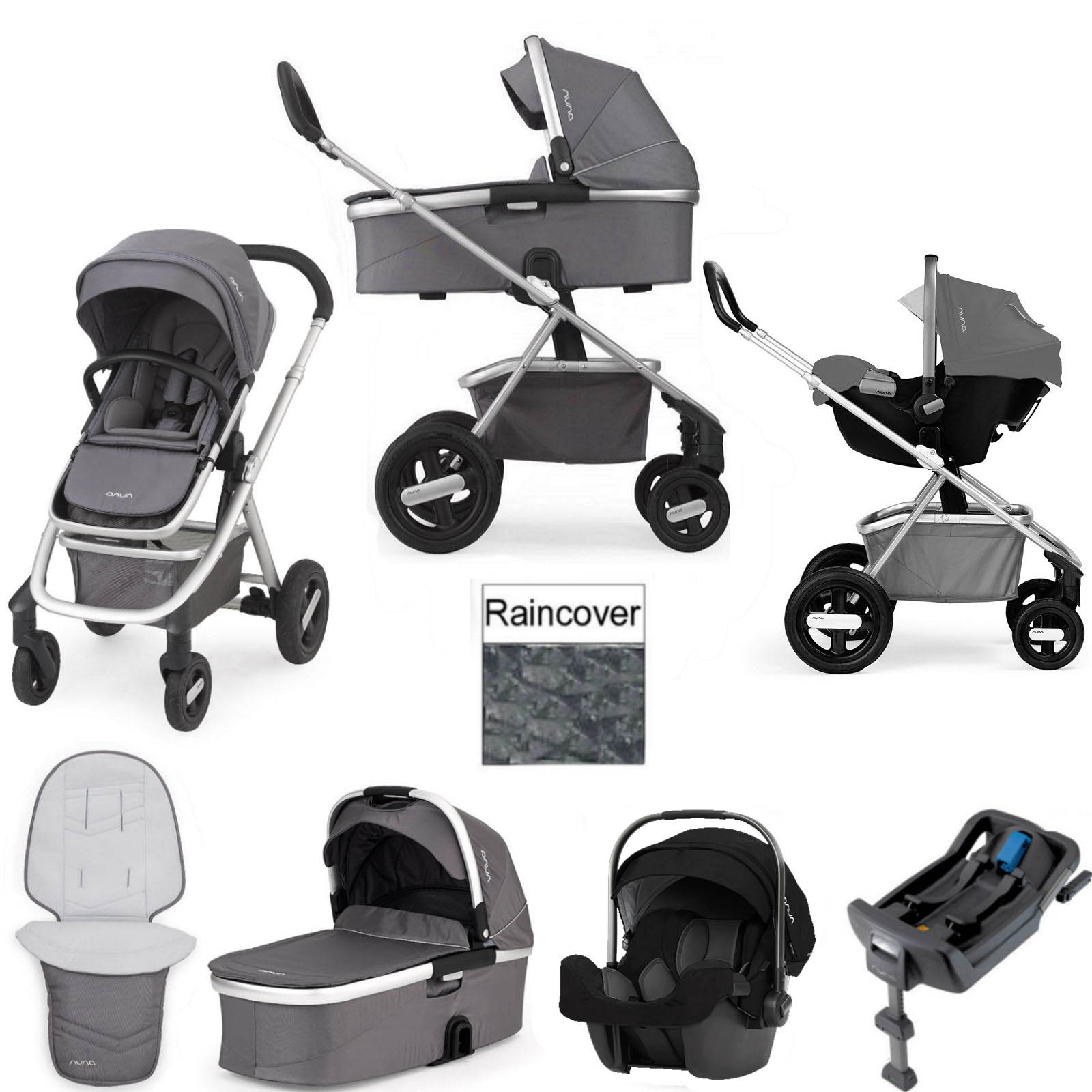 nuna 3 in 1 travel system